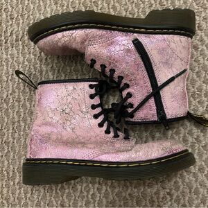 Dr. Martens Pink Kids Boots